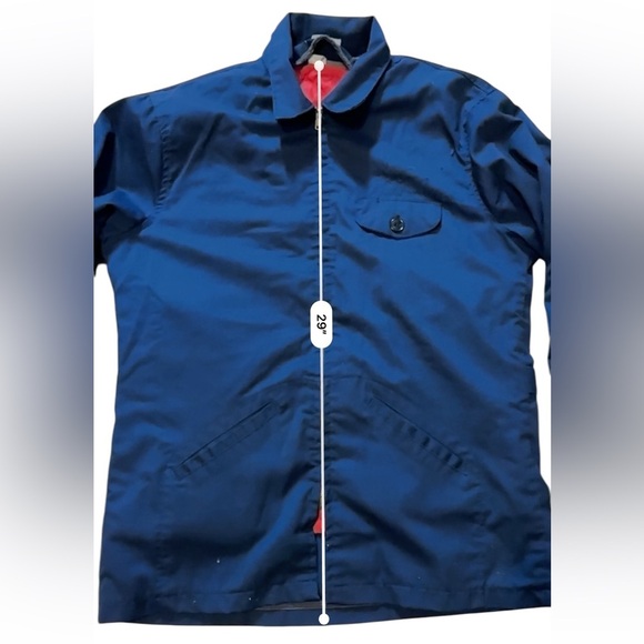 Vintage 60s Topp Master Work Jacket Blue With Zip In Liner Size 42R USA Made - Picture 12 of 12